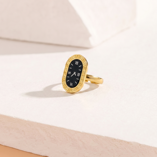 Gold Roman Numeral Ring