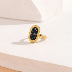 Gold Roman Numeral Ring