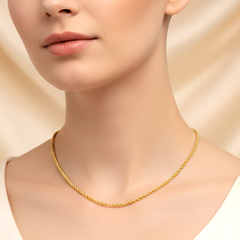 Gold Rope Anklet Chain