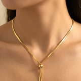 Gold Snake Lariat