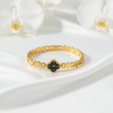 Gold Clover Watch