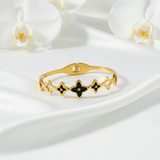 Golden Stellar Clover Bracelet