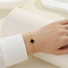 Golden Van Cleef Chain Bracelet