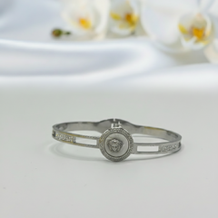 Heritage Medallion Crystal Bangle