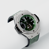 Green Dial Multi-Function Watch
