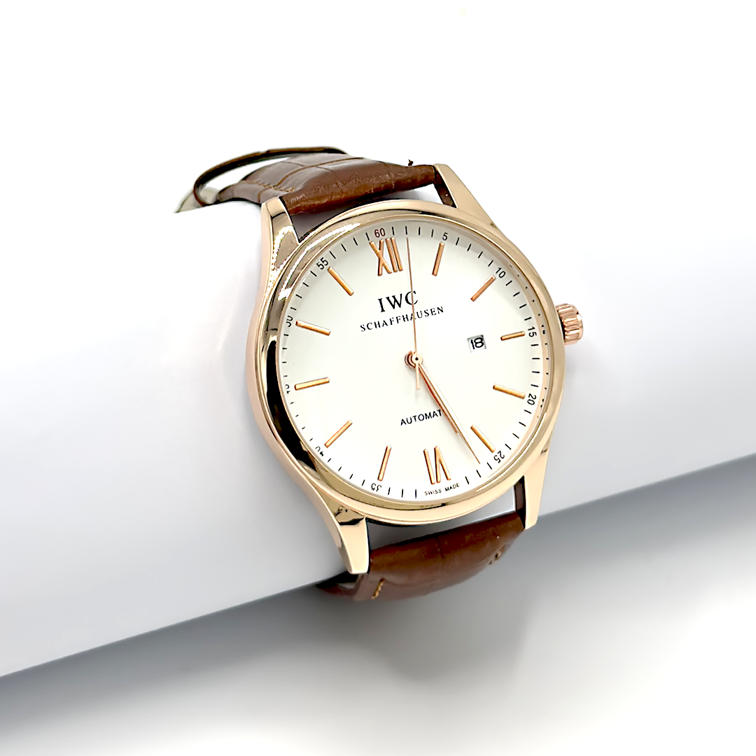 IWC brown leather strap at everyco
