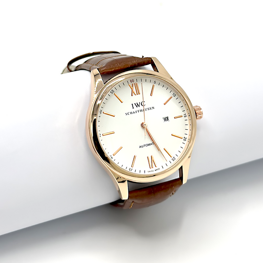 IWC brown leather strap at everyco
