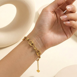 Interlocking C Layered Bracelet