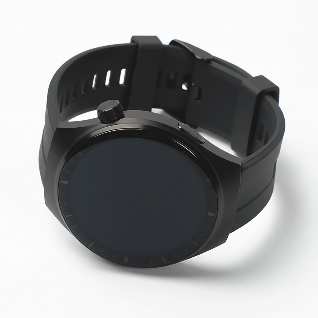 Kalobee Series 4 Pro Smart Watch Black front view everyco