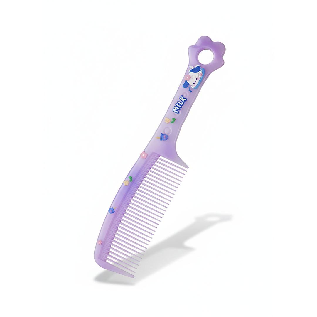 Kids Purple Cartoon Comb