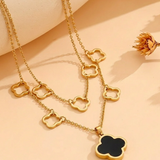 Noir Clover Pendants