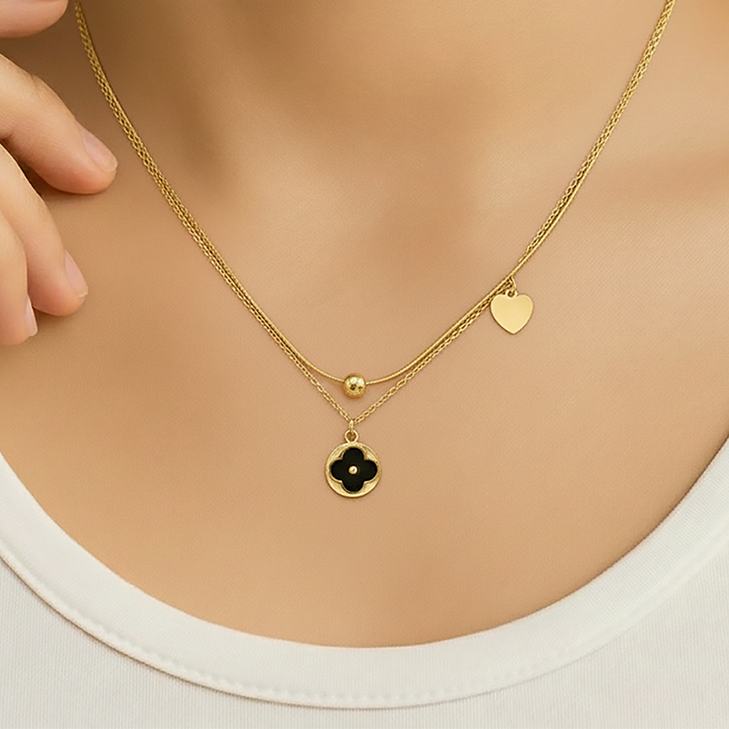 Layered Cleef Charm