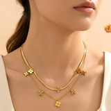 Layered Clover & Star Pendants