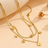 Layered Clover & Star Pendants