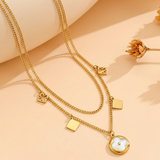 White Cleef Medallion