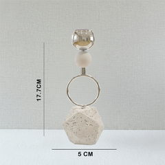 LumaStone Modern Candle Holder