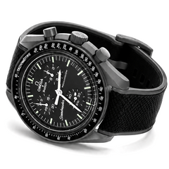 Luxury Black Chronograph Sports Watch
