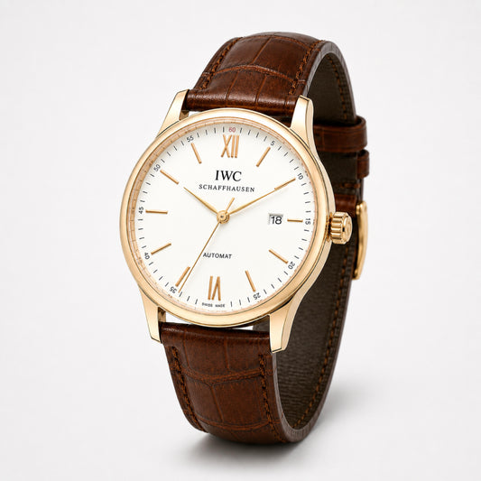 Luxury IWC Automatic Rose Gold Watch