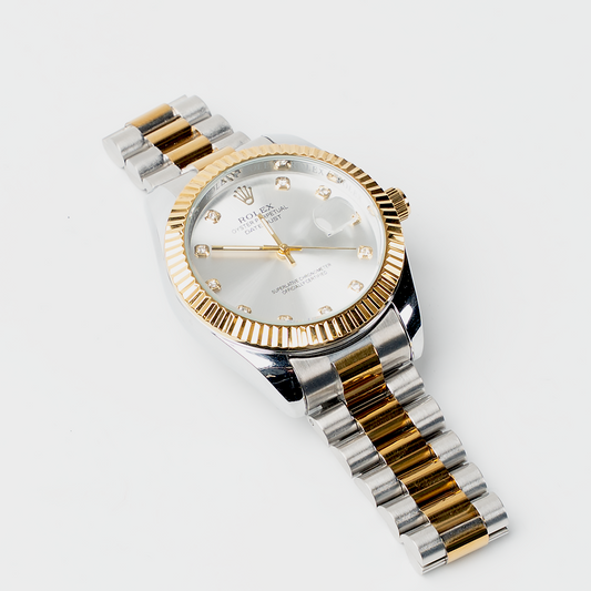 Rolex – 2Tone Silver Dial Watch