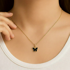 Midnight Butterfly Pendant