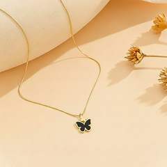 Midnight Butterfly Pendant