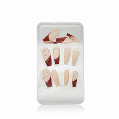 Mocha Glam Press-On Nails