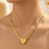 Monogram Heart Pendant