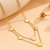 Multi-Heart Layered Pendant