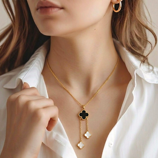 Multi Clover Lariat Pendants