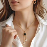 Multi Clover Lariat Pendants