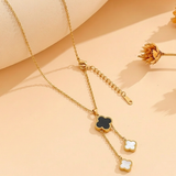 Multi Clover Lariat Pendants