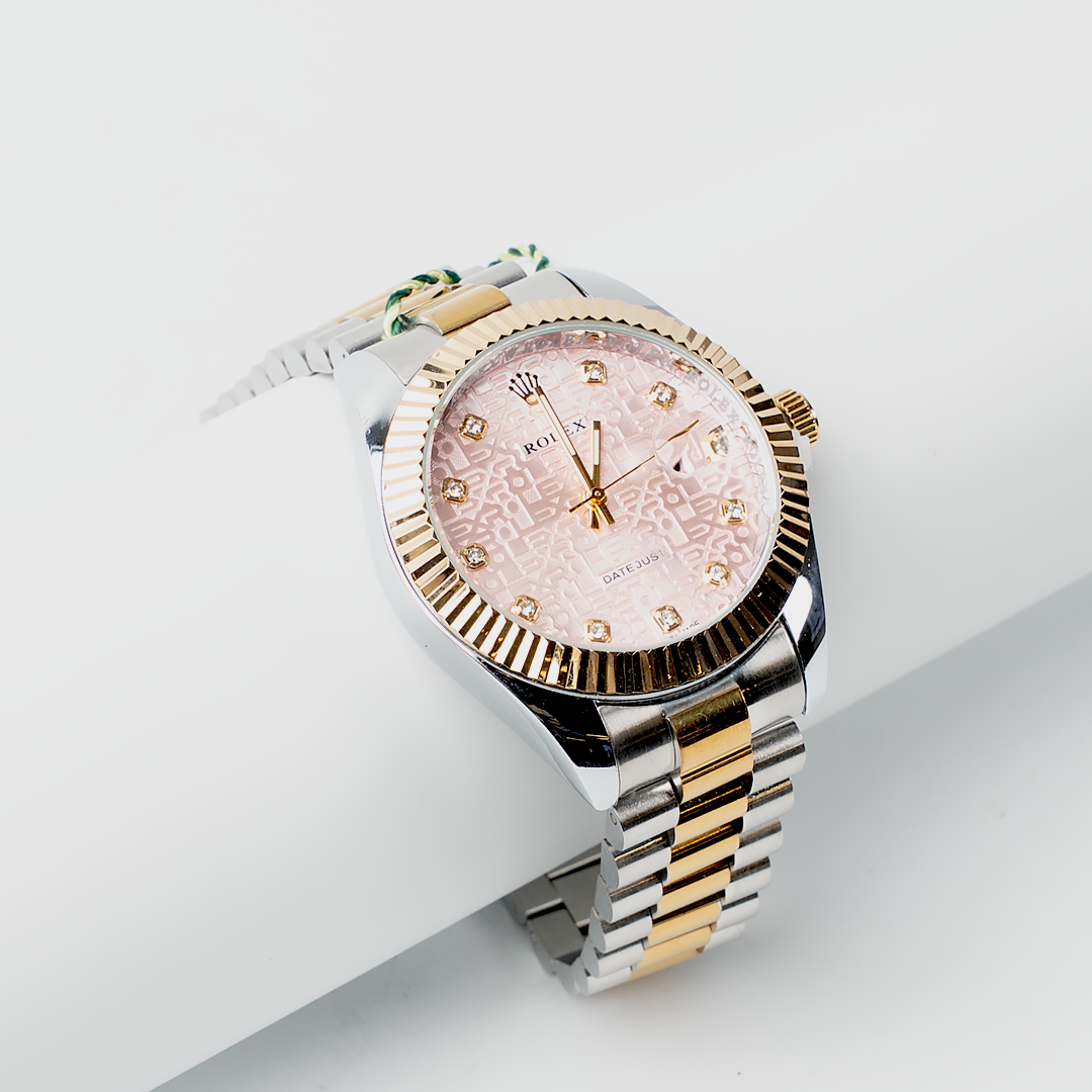 Rolex – Rose Dial 2Tone Watch