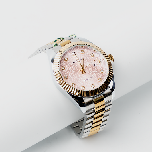 Rolex – Rose Dial 2Tone Watch