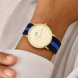 Ocean Blue Stripe Watch