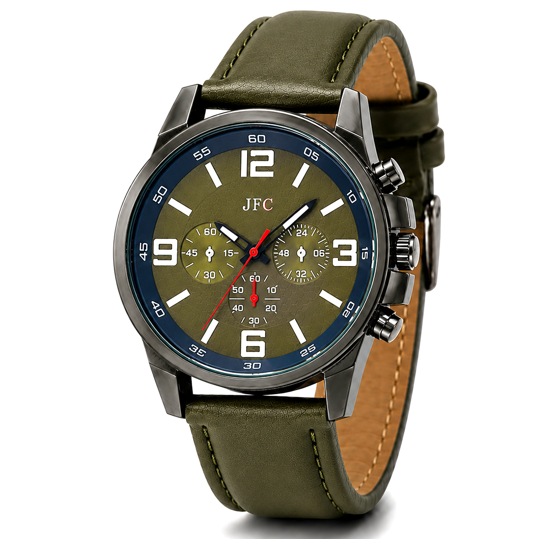 Olive Drift Chronograph Watch