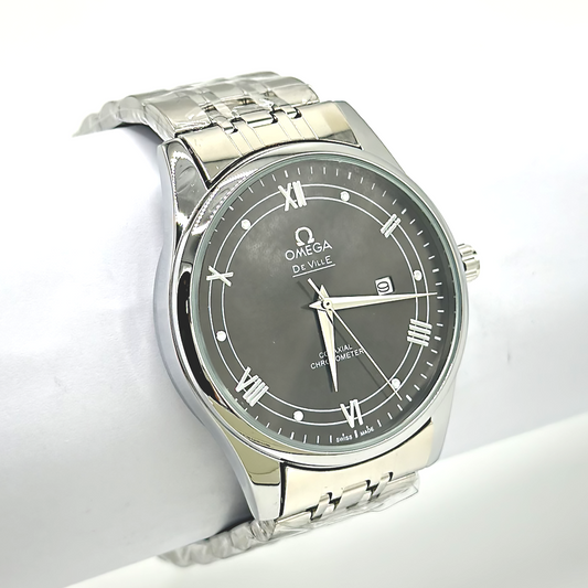 Omega Black Roman Watch