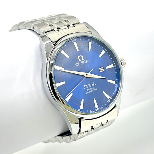 Omega Blue Dial Watch