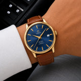 Omega De Ville Co-Axial Blue Dial Watch