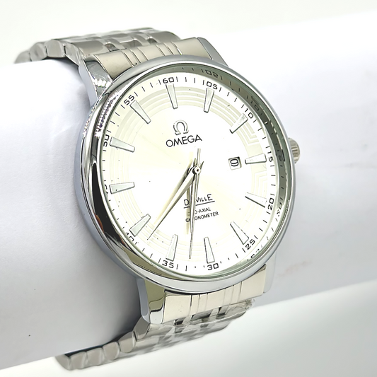 Omega White Dial Watch