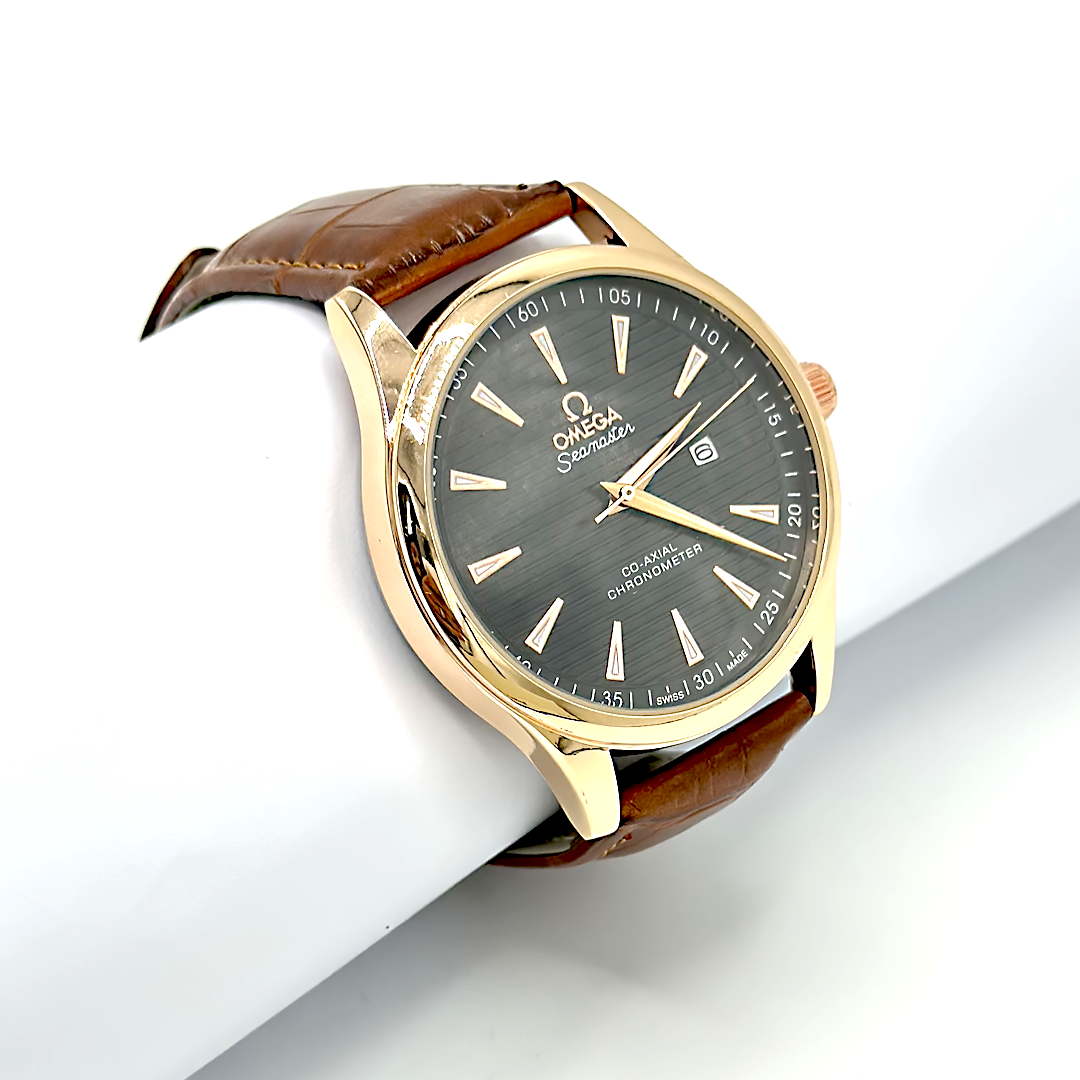 Omega Seamaster Rose Gold Watch