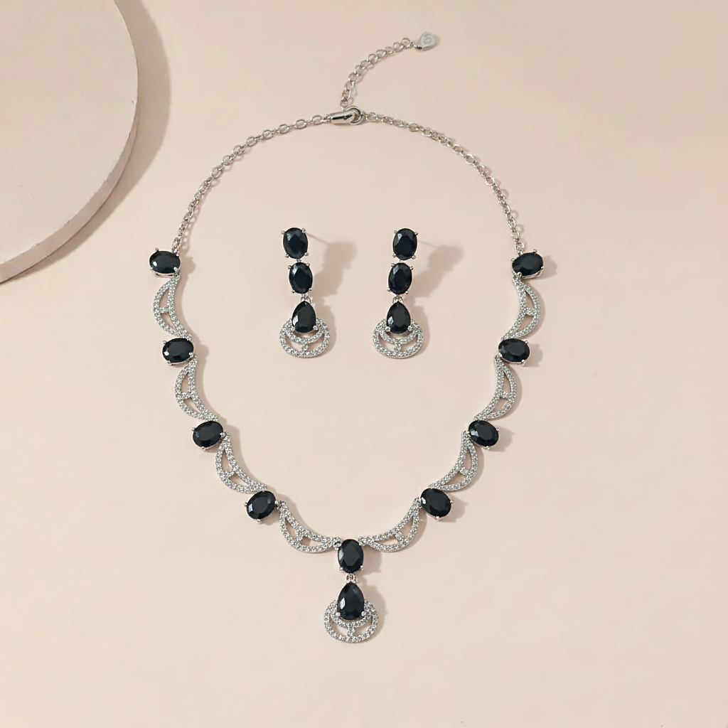 Onyx Teardrop Set