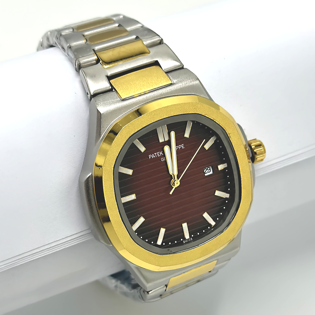 Patek Philippe Geneve – Two-Tone Burgundy