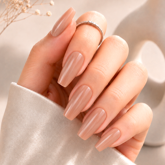 Peach Nude Press-On Nails