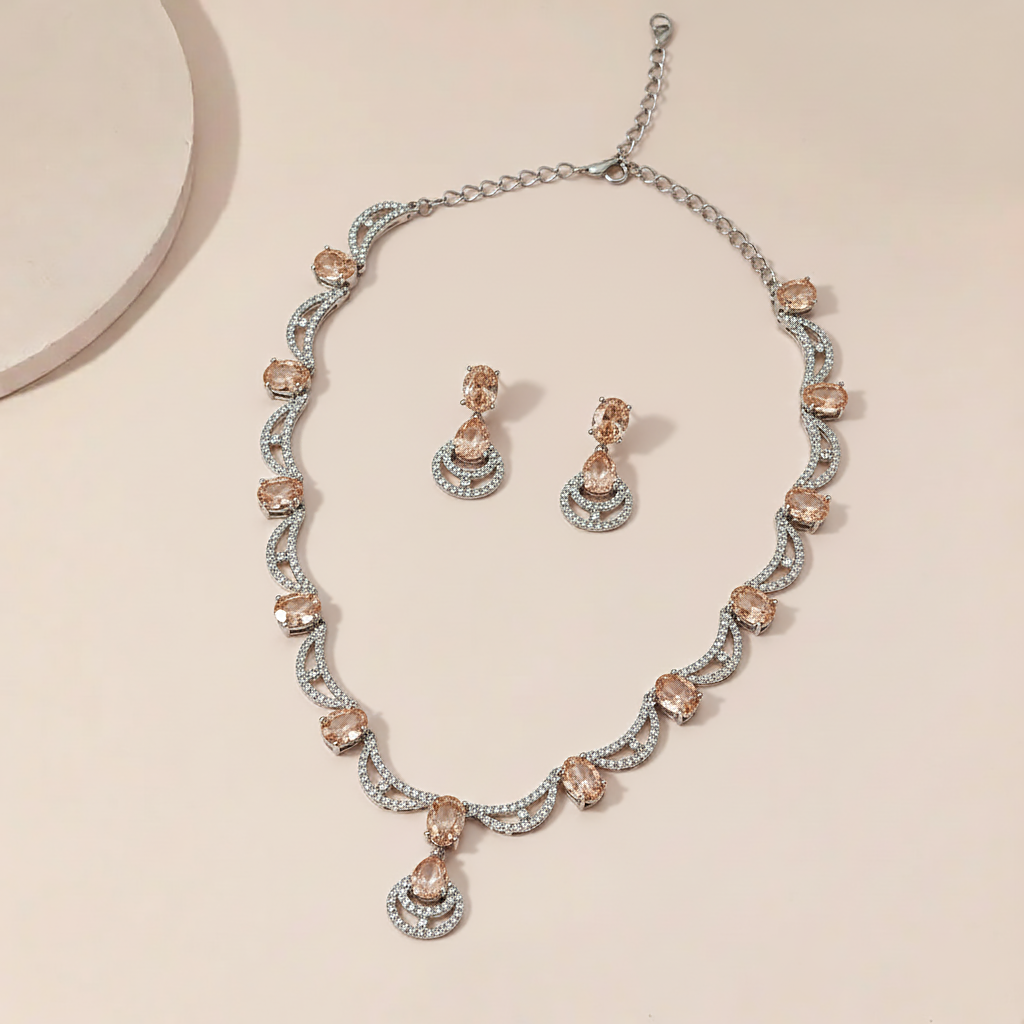 Peach Radiance Teardrop Set