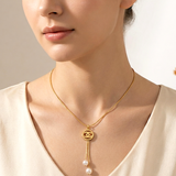 Pearl Lariat Pendant