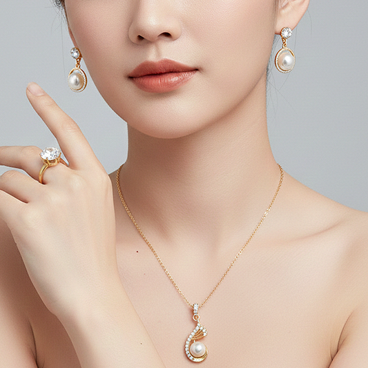 Pearl Zirconia Set