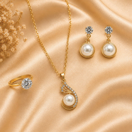 Pearl Zirconia Set