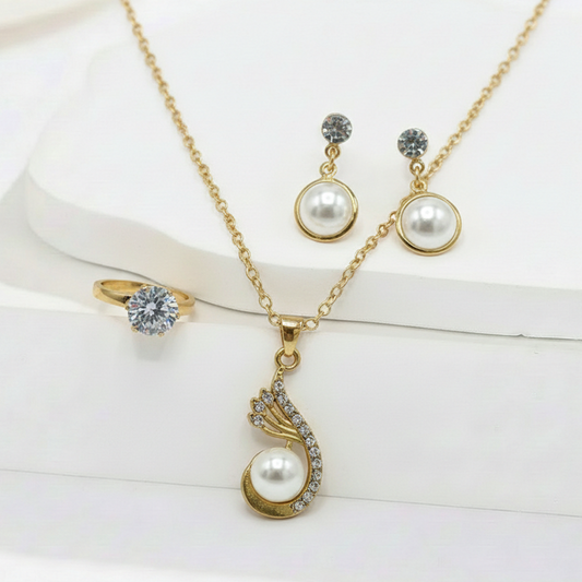 Pearl Zirconia Set