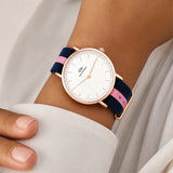 Pink Tide Stripe Watch