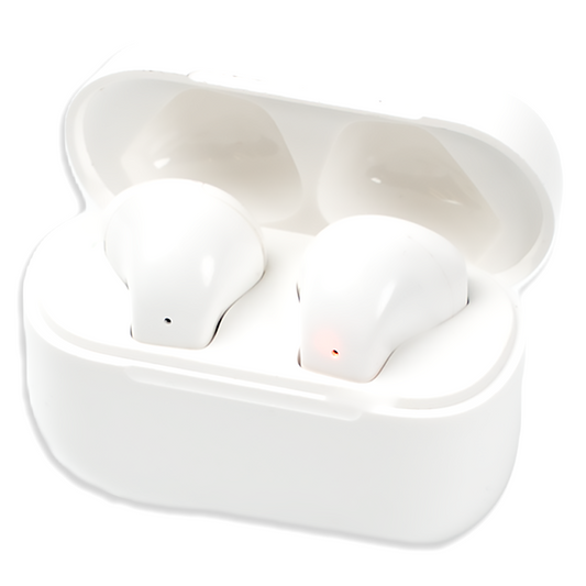 Pro 5 Wireless Earbuds – White Edition